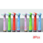 8pcs New Electric Tooth Brush Heads Replacement For Braun Oral B Kids