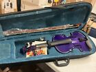 Artall 4/4 Purple Colored Full-Sized Violin With Bow & Carry Case READ