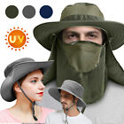 Men Women Neck Face Flap Cap Outdoor Wide Brim Sun Hat Fishing Bucket Hat 50+UPF