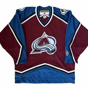 Vintage Colorado Avalanche Jersey Large Maroon Koho NHL Hockey Stanley Cup
