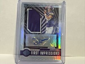 New Listing2023 Illusions First Impressions Blue Jaren Hall /99 ROOKIE PATCH AUTO RPA