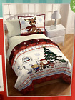 Rudolph The Red Nose Reindeer & Friends Twin Quilt & Sham Set Christmas NEW