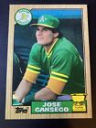 1987 Topps -#620 Jose Canseco Error Card All Star Rookie