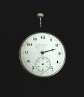 Antique Elgin Pocket Watch Movement/Stem Circa 1918 As Is Not Running Parts W101