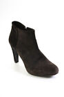 Roberto Del Carlo Womens Leather High heel Ankle Boots Brown Size 39.5 IT 9.5 US