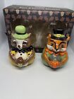Johanna Parker Fall Salt and Pepper Shakers Woodland Fox & Squirrel Collectible