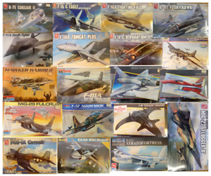 Factory Sealed Model Airplane Kits - AMT, Monogram, Revell - 1:48 & 1:72 Scale