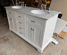 Marble top double vanity - Faucets *included*