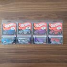 Hot Wheels 2014 RLC Drag Dairy Set of 4 - All 4 colors with buttons & poster