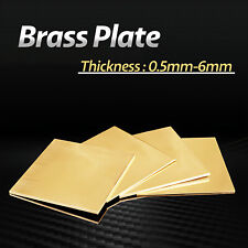 Brass sheet various sizes, various thickness. Models making, jewellery making