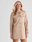 NONI B - Womens Coat -  Cotton Trench Coat