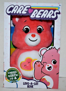 Care Bears Love A Lot Bear Plush 14’ Pink Walmart Exclusive NEW caring for earth