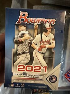 2021 Bowman Baseball Card 6 Pack Blaster Box Factory Sealed MLB 72 Cards Topps