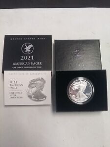 New Listing2021 American Eagle (W) One Ounce Silver Proof Coin