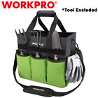 WORKPRO Heavy Duty Gardening Tool Bag Garden Tote Bag w/10 Pocket Shoulder Strap
