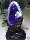 New Listing35.46LB TOP Natural Amethyst flower quartz carved crystal Decoration+stand