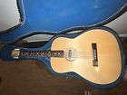 VINTAGE CONTESSA HG.02 HOHNER? ACOUSTIC GUITAR 6 STRING IN CASE MADE ITALY CLEAN