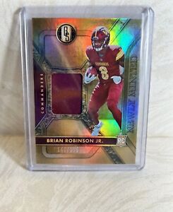 2022 Gold Standard Newly Minted Brian Robinson Jr. RC ROOKIE JERSEY /399