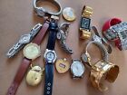 Vintage-Now WATCH LOT UNTESTED For REPAIR / PARTS Mixed Lot 1.3 Lbs