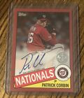 New Listing2020 Topps Update Patrick Corbin 1985 Topps Baseball Auto Red #d 19/25  85A-PC