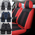 Nappa Leather Car Seat Covers 5-Seats Front Rear Full Set Protectors For Hyundai (For: 2021 Hyundai Elantra)