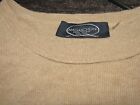 MAGASCHONI Womens Large 100% Cashmere Tan Sweater Excellent