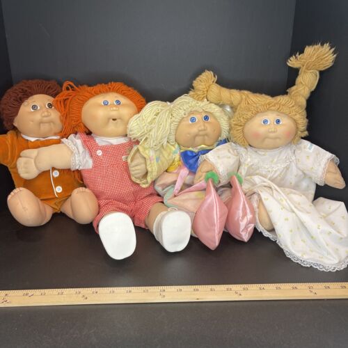 New ListingLot Of Four (4) Cabbage Patch Kids Dolls - See Photos! All Cabbage Patch Clothes