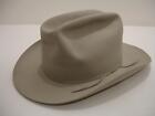 Men's 7 1/2 Churchill Neiman Marcus Colt Silver Belly Open Road Cowboy Hat Felt