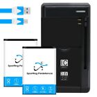 Long Lasting 2x 3880mAh Replacement Battery Charger for LG Optimus Ultimate L96G