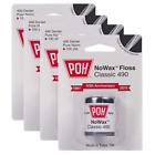 POH Dental Floss Unwaxed 100 Yard- 4 Pack