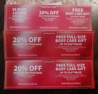 New ListingBATH & BODY WORKS 7x Coupons: 20% Off Entire Purchase & Full Size Body Care
