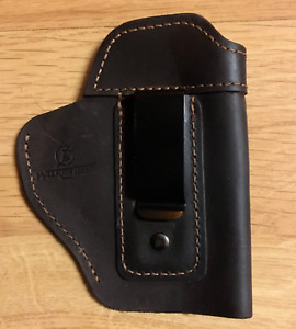 Leather Gun Holster For Sig P365 X Macro IWB Carry Glock 19 43X 44+