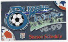 1998-99 Buffalo Blizzard NPSL Pro Soccer Schedule !!! Tops
