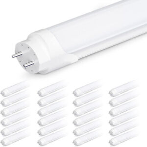 T8 22W 4ft LED Tube Lights Type B Frosted Fluorescent Replacement Light 3000K