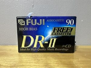 Lot of 5 FUJI DR-II High Bias 90 Type 2 Blank Cassette Tapes 90 Minutes - Sealed