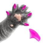 FUSCIA PINK ~ 60 PIECE Soft Nail Caps for Cat Claws ~ PRETTY CLAWS ~ Paws Off