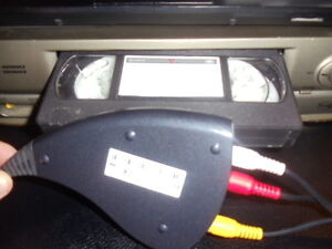 VHS VCR Video Cassette Tape Home Movie CONVERTER To Digital Computer BETA DVD