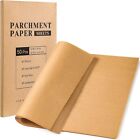 Parchment Paper Unbleached Baking Sheets Precut 12 x 16 Inch NonStick 50 Count
