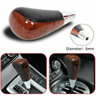Black Leather Walnut Wood Gear Shift Knob Stick Shifter Lever For Toyota Lexus (For: Toyota)