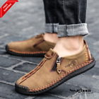 Leather Men's Casual Shoes Breathable Moccasins Loafers Slip on Driving Shoes Us
