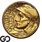 1915-S Panama Pacific Commemorative Gold Dollar, $1 Gold Commem, Superb Gem BU++