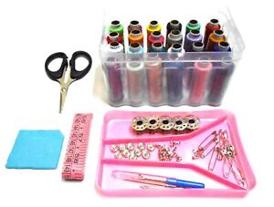 Christmas Acrylic Sewing Travel Kit For Sewing Craft Making Dress