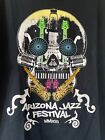 Arizona Jazz Festival Mens Graphic T Shirt Sz XL 2013 Skull Music Instruments