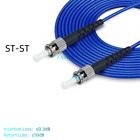 2Pcs 1m 2m 3m 5m 10m 15m ST/UPC to ST/UPC SM OS2 Armored Fiber Optic Patch Cord