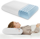 Memory Foam Cooling Pillow Heat for Neck Cervical Pain, Soft and Comfortable