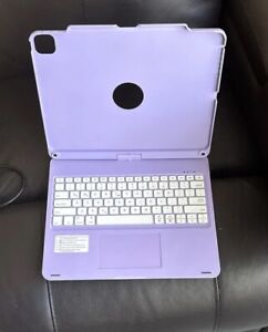 Keyboard Case Ipad Pro 12.9-Inch; 2022 Touchpad Magic Keyboard Cover purple