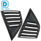 Matte Black Window Shades Louvers Pair Fit for Dodge Challenger 2008-2023 (For: 2015 Challenger)