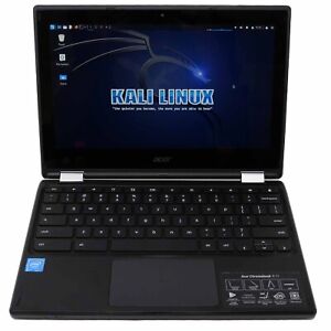 Kali Linux Laptop - 32GB SSD 4GB RAM Acer R11 C738T Netbook 11.6 Intel 1.6GHz