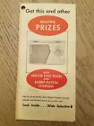 RARE 1960 Wayne Dog Food Rabbit Ration Coupon Prize Catalog Brochure Tail Wagger