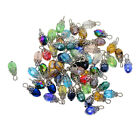 50pcs  Waterdrop Pendants Jewelry Making Charms Necklace Wholesale